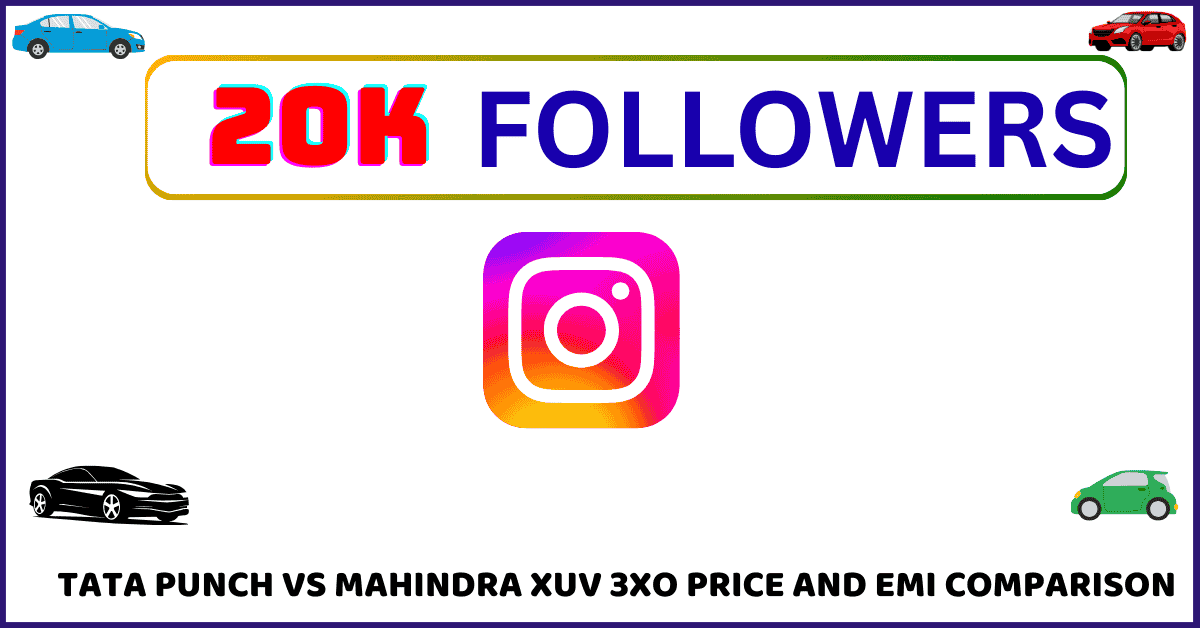 Tata Punch vs Mahindra XUV 3XO price and EMI comparison Tata Punch vs Nissan Magnite price comparison in India 2025 (1)